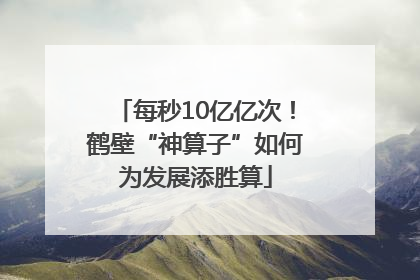 每秒10亿亿次！鹤壁“神算子”如何为发展添胜算